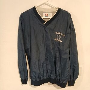Vintage Dodger Dallas Cowboys Men's Navy Jacket Size Large Grandpacore